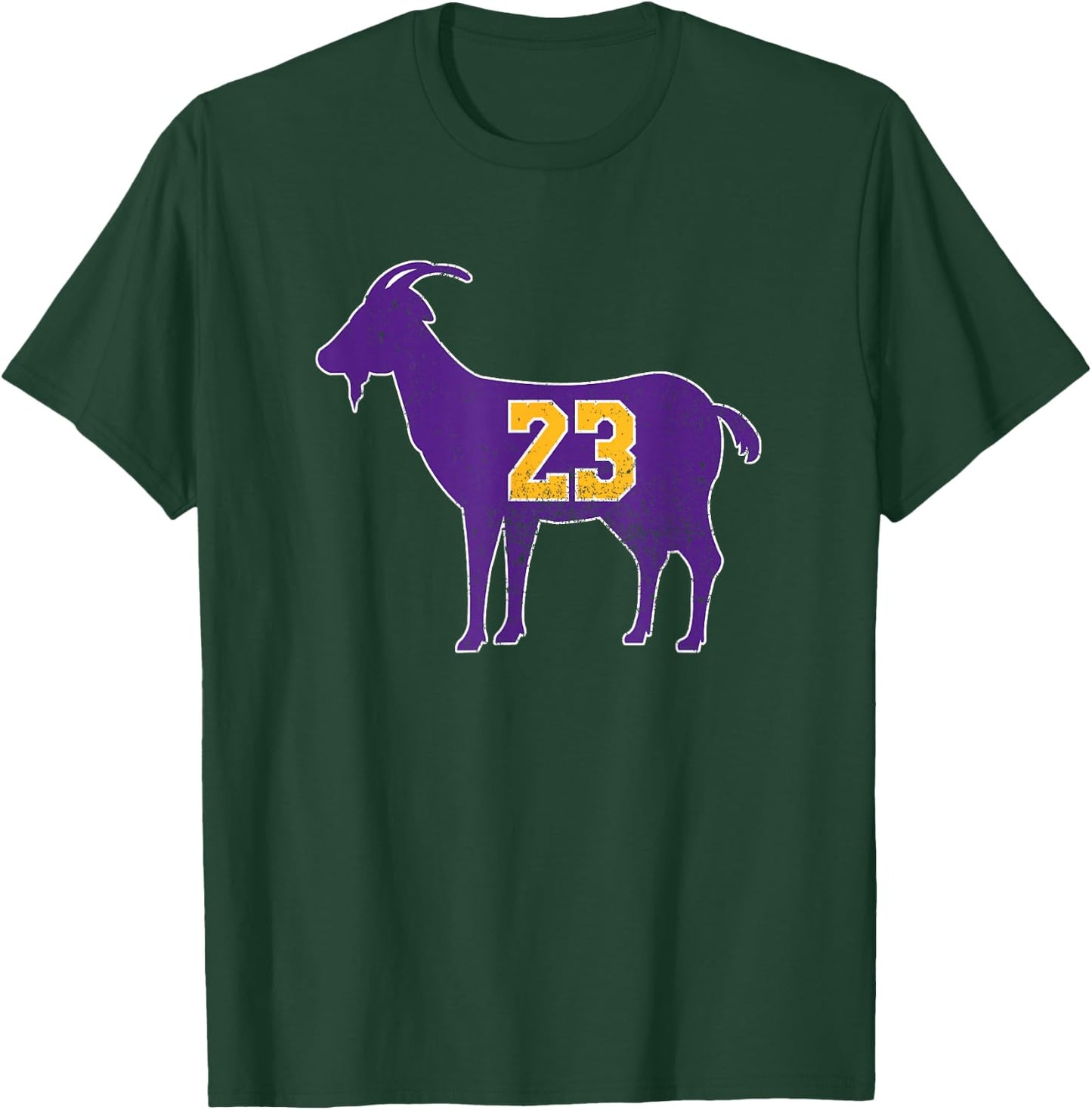 Vintage Goat 23 Distressed T-Shirt - T-Shirt | Forest