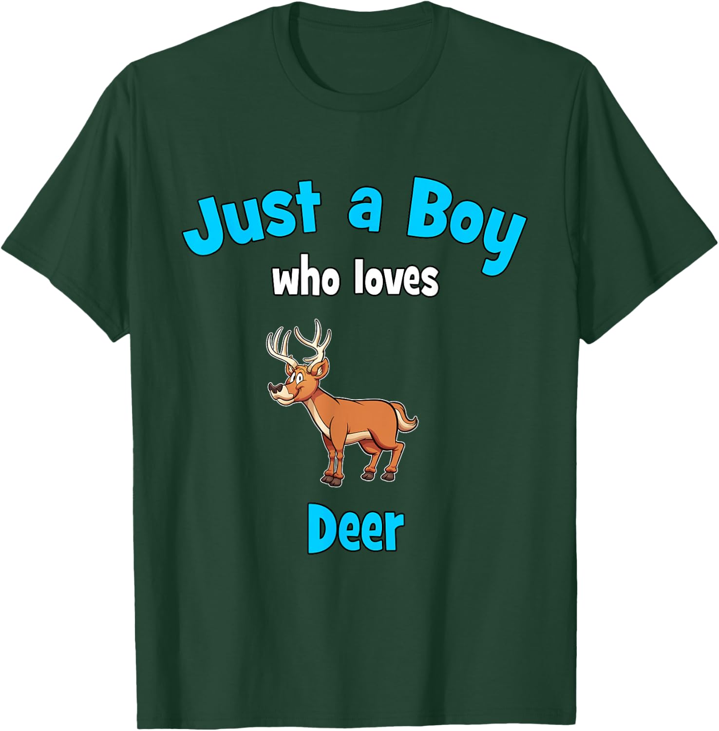 Stag Shirt for Boys | Children's Deer T-Shirt - T-Shirt | Forest