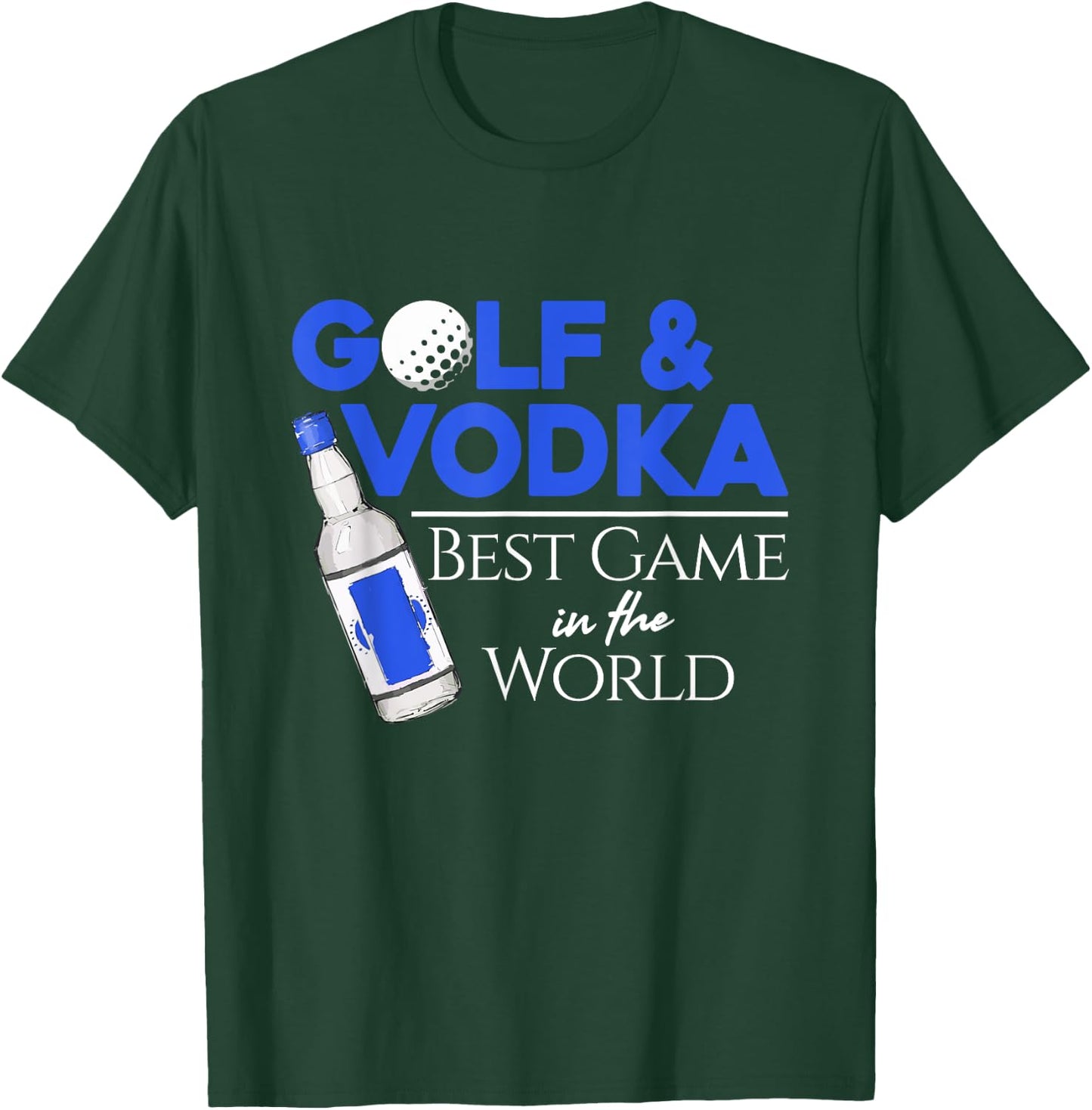 Golf and Vodka - Best Team Playing Golf T-Shirt - T-Shirt | Forest