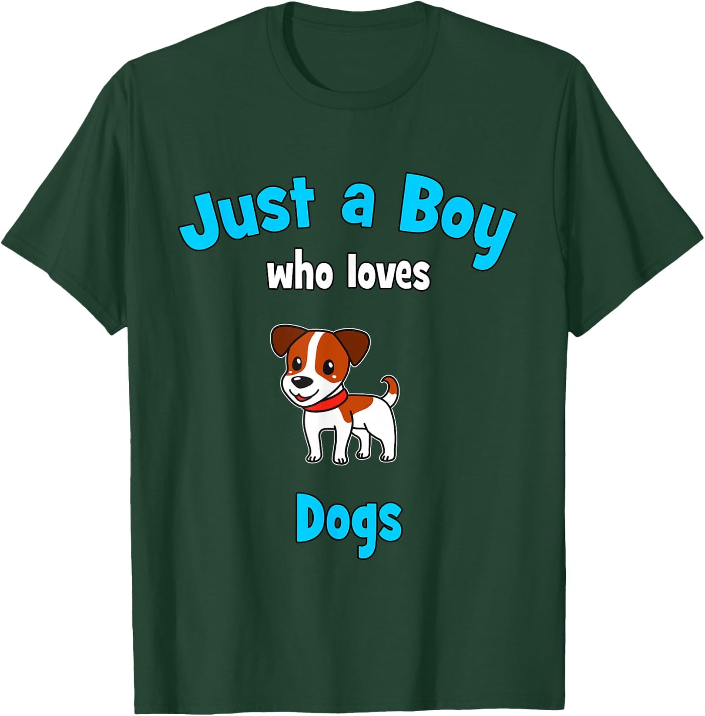 Dog Shirt for Boys | Children's Dog T-Shirt - T-Shirt | Forest