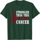 Stronger Than This Myeloma Cancer Multiple Myeloma Awareness T-Shirt - T-Shirt | Forest