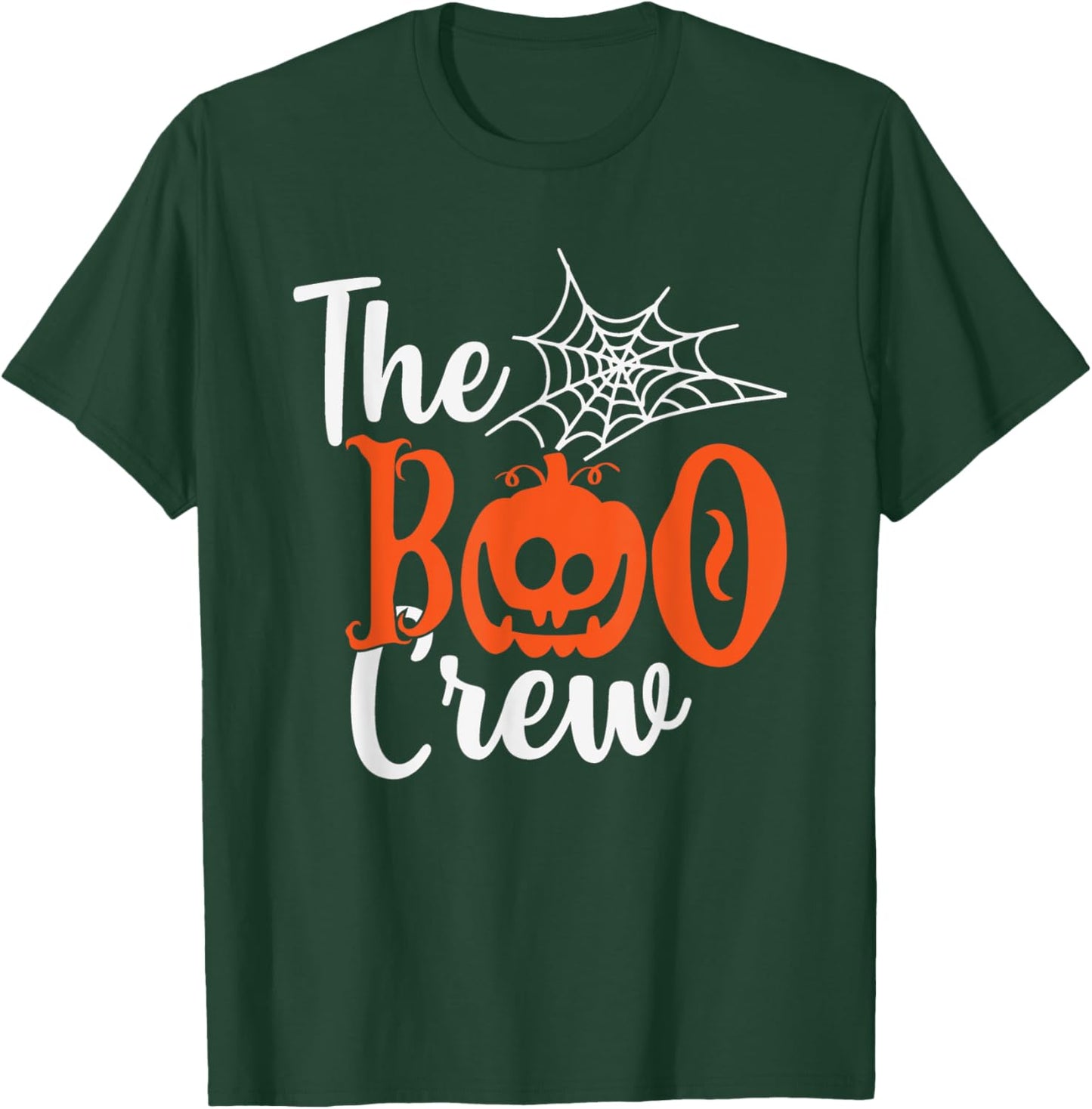 Halloween The Boo Crew - Spooky Pumpkin Fun Family Matching T-Shirt - T-Shirt | Forest