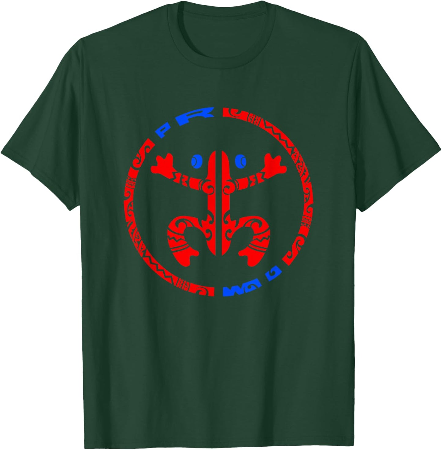 Puerto Rico Coqui Frog Taino - Boricua Tradition Small T-Shirt - T-Shirt | Forest