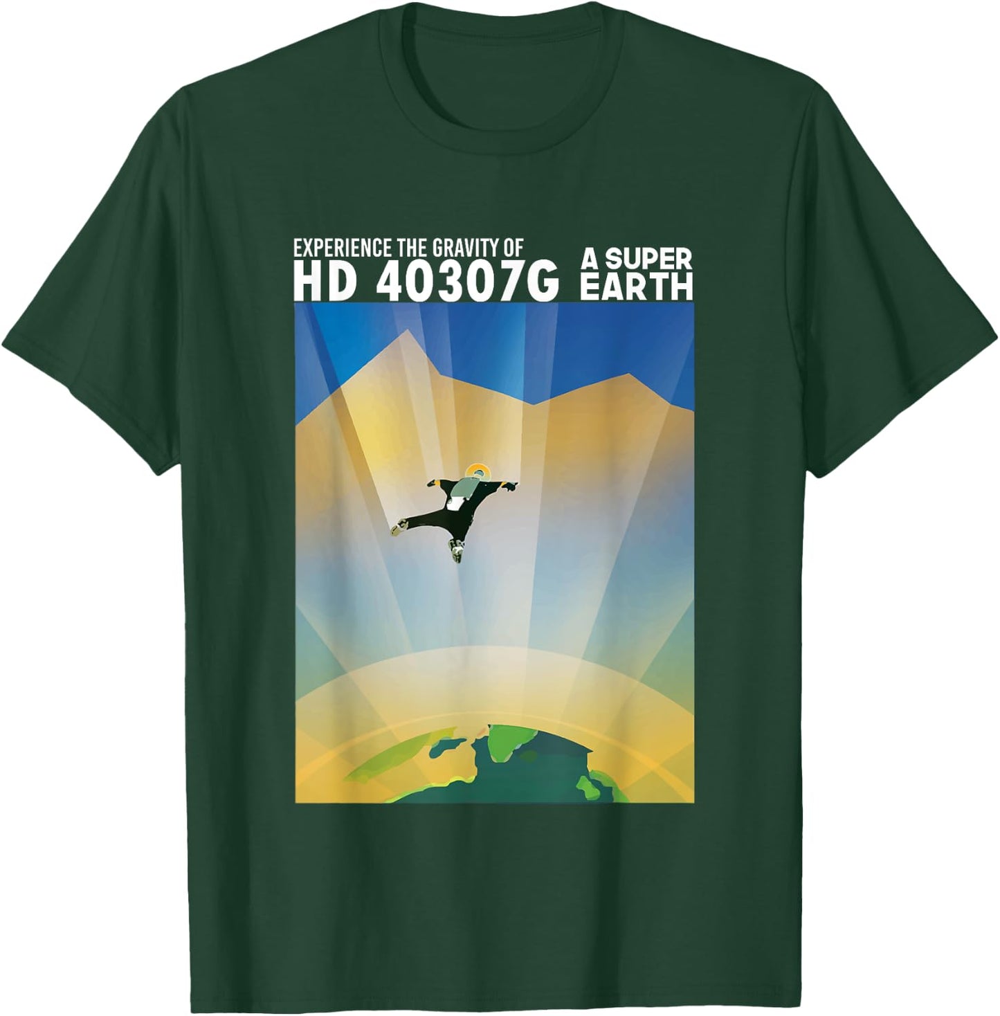 NASA Visions of The Future Super Earth HD 40307g T-Shirt - T-Shirt | Forest