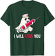 I Will Stab You Nurse Ghost Boo Funny Halloween Nursing RN T-Shirt - T-Shirt | Forest