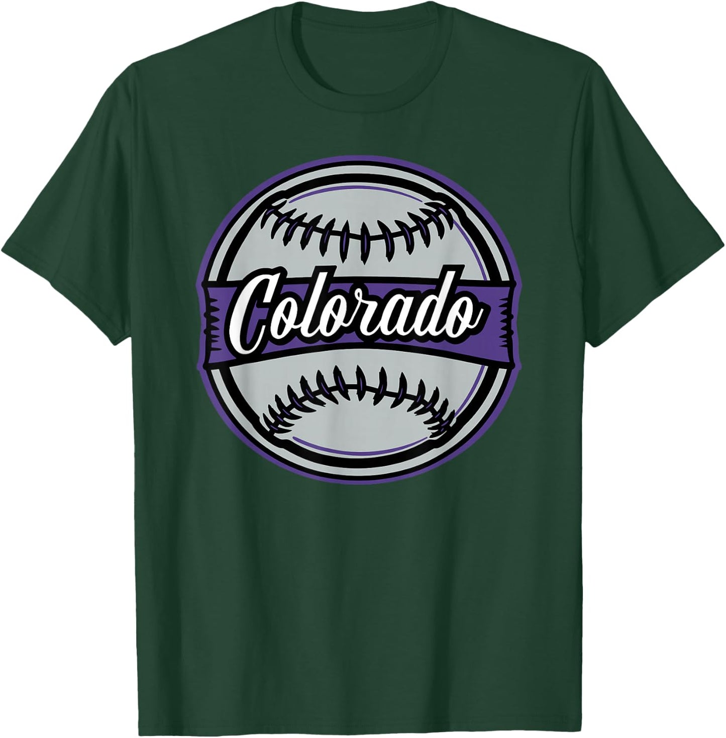 Colorado Baseball T-Shirt - T-Shirt | Forest