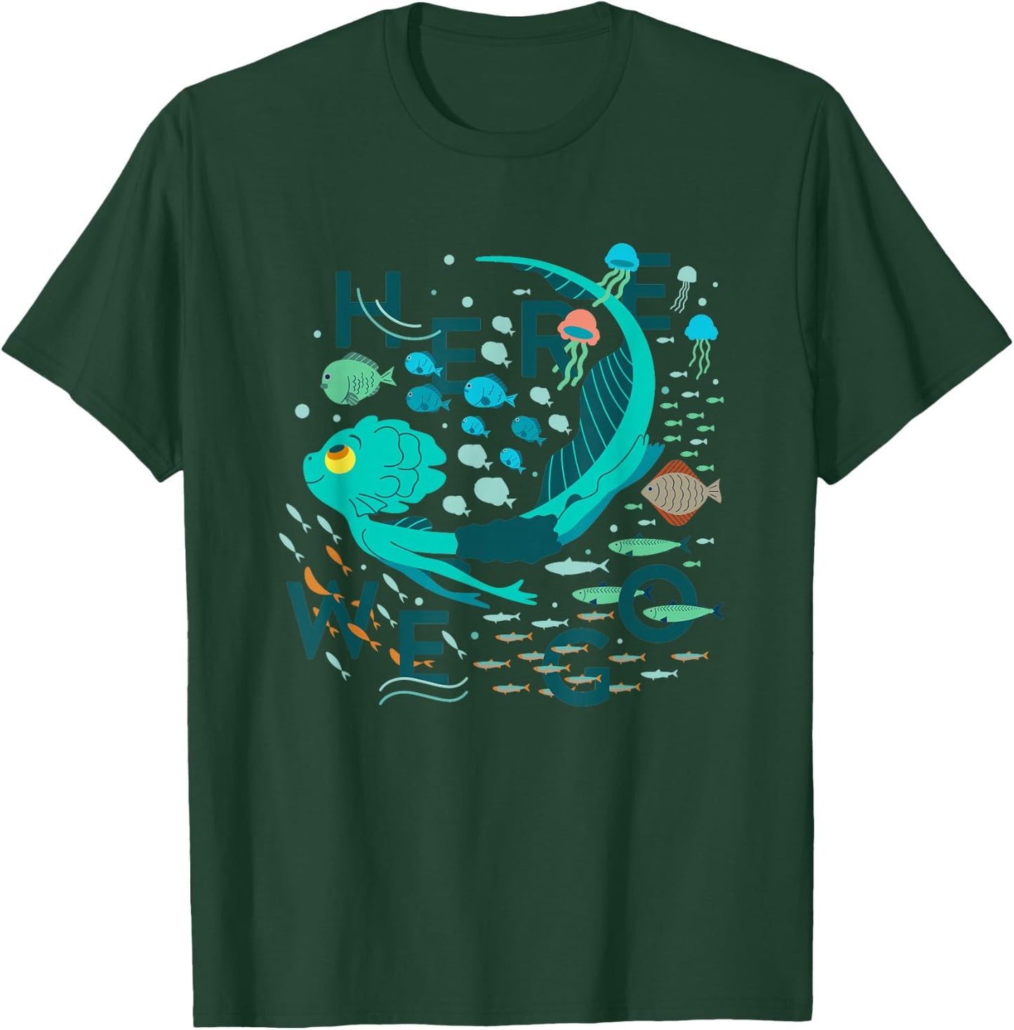 Disney Pixar Luca Here We Go T-Shirt - T-Shirt | Forest