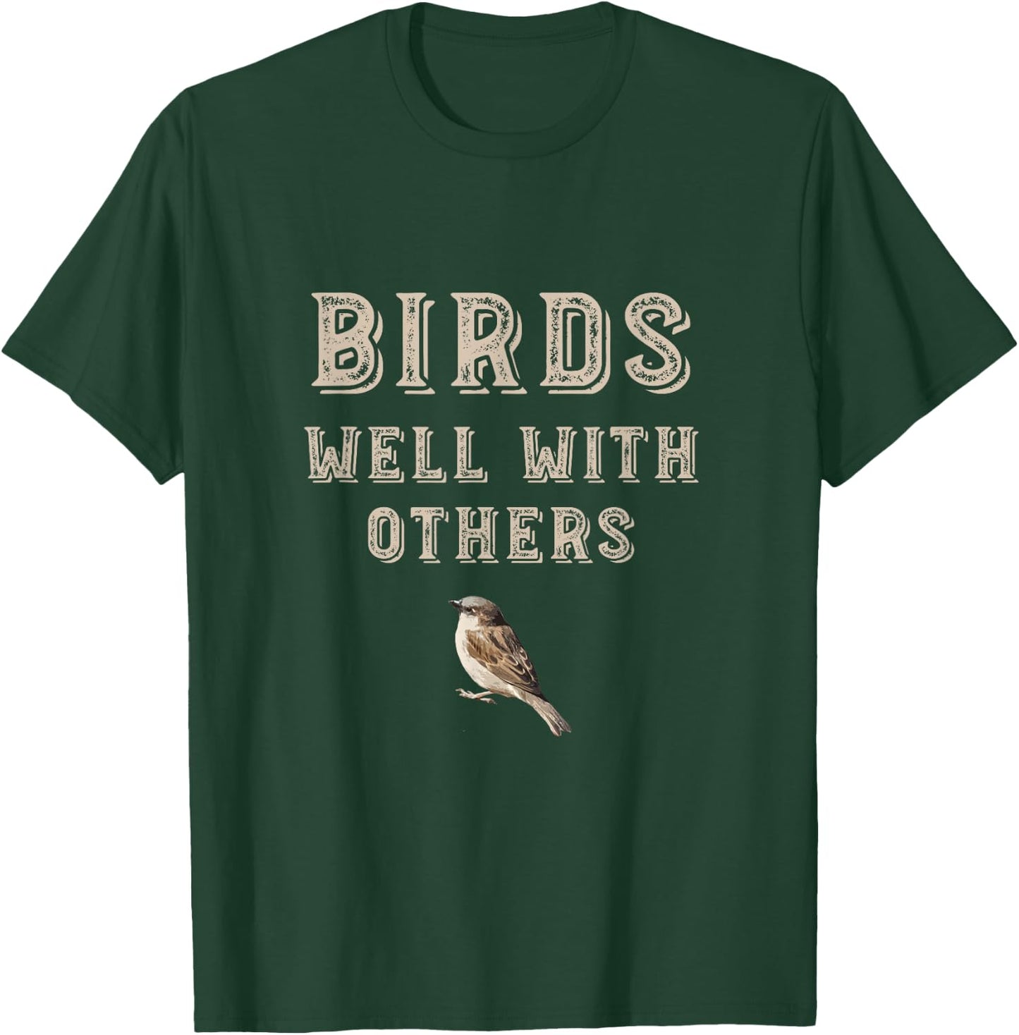Funny Birder Design, Birdwatcher Birding T-Shirt - T-Shirt | Forest