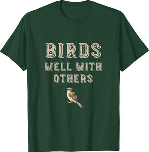 Funny Birder Design, Birdwatcher Birding T-Shirt - T-Shirt | Forest
