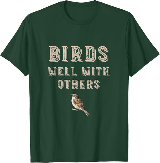 Funny Birder Design, Birdwatcher Birding T-Shirt - T-Shirt | Forest