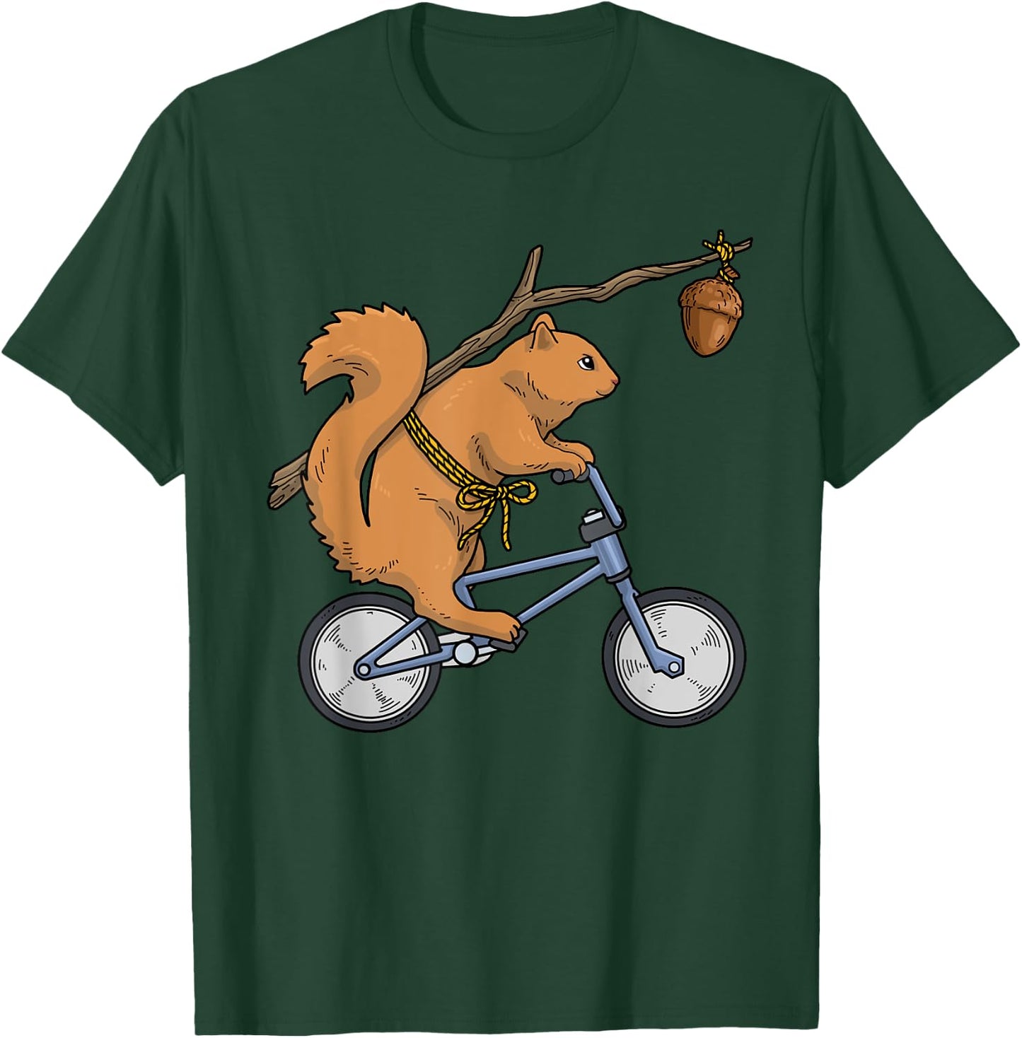 Bicycle Squirrel Women Squirrel Shirt Kids Birdfeeder T-Shirt - T-Shirt | Forest