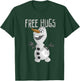 Disney Frozen Olaf Vintage Free Hugs Big Snowman Logo T-Shirt - T-Shirt | Forest