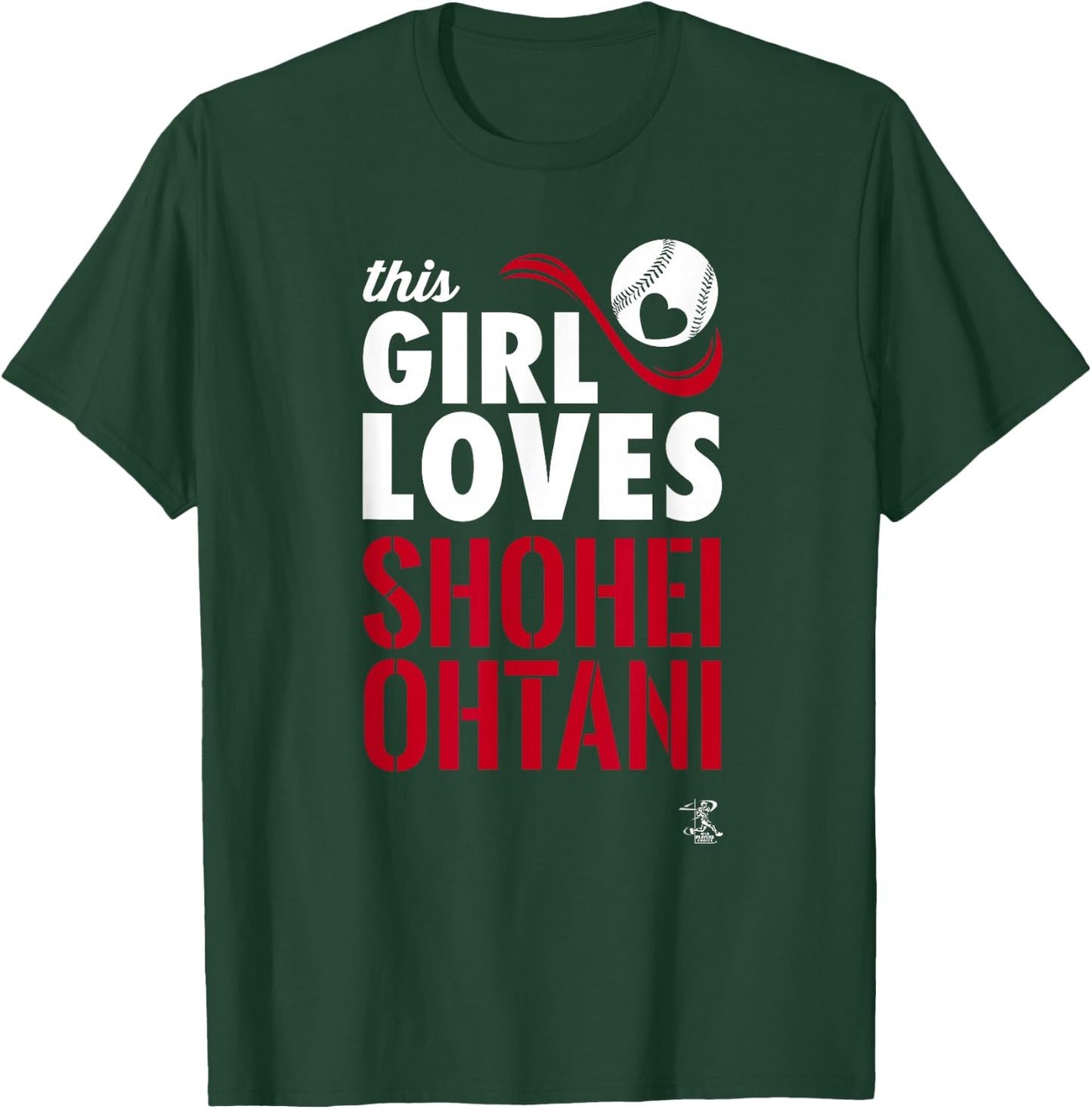 Shohei Ohtani This Girl Loves Los Angeles Baseball MLBPA T-Shirt - T-Shirt | Forest