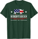 Ribertarian Ribs Pig Patriot Grilling Smoker Grill Funny BBQ T-Shirt - T-Shirt | Forest