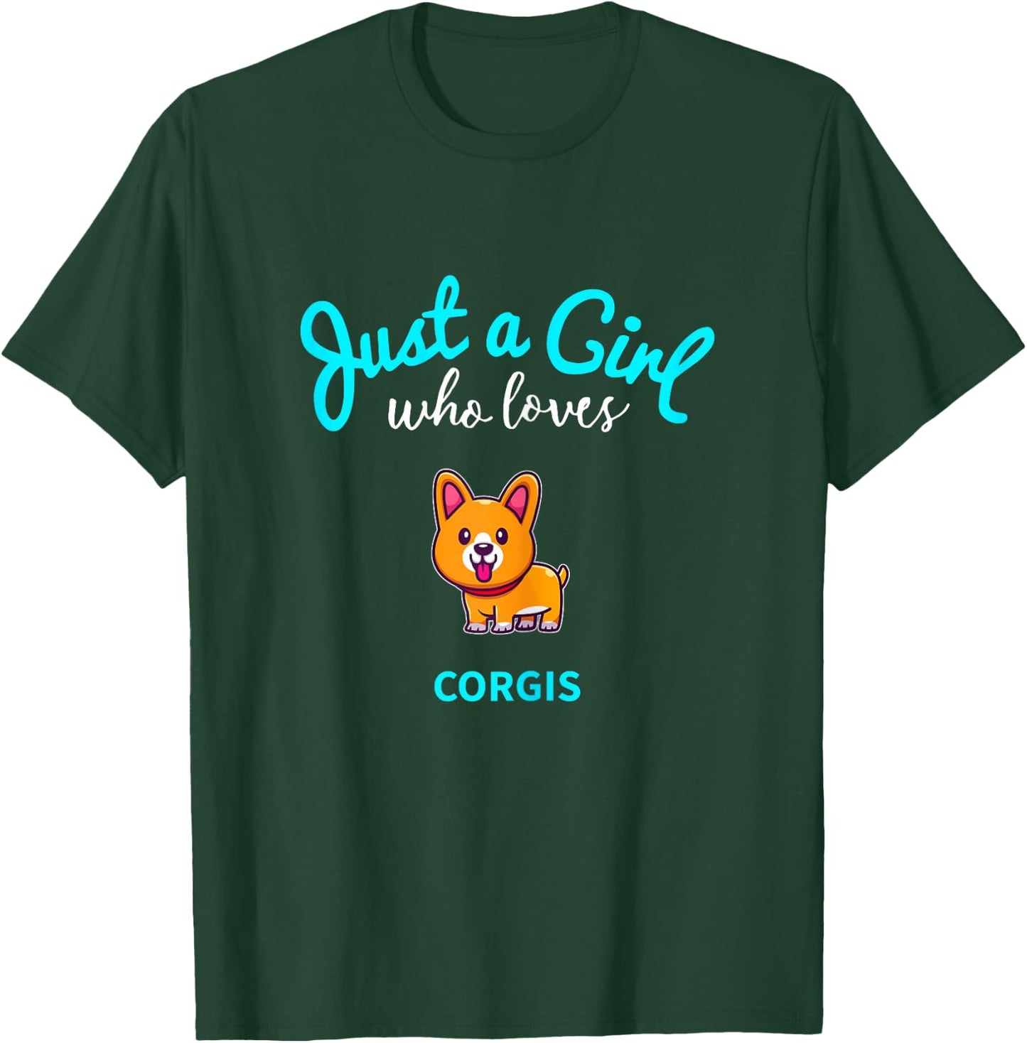 Corgi Shirt for Girls | Kids Corgi T-Shirt - T-Shirt | Forest