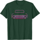 International Harvester Scout II red white blue outline T-Shirt - T-Shirt | Forest