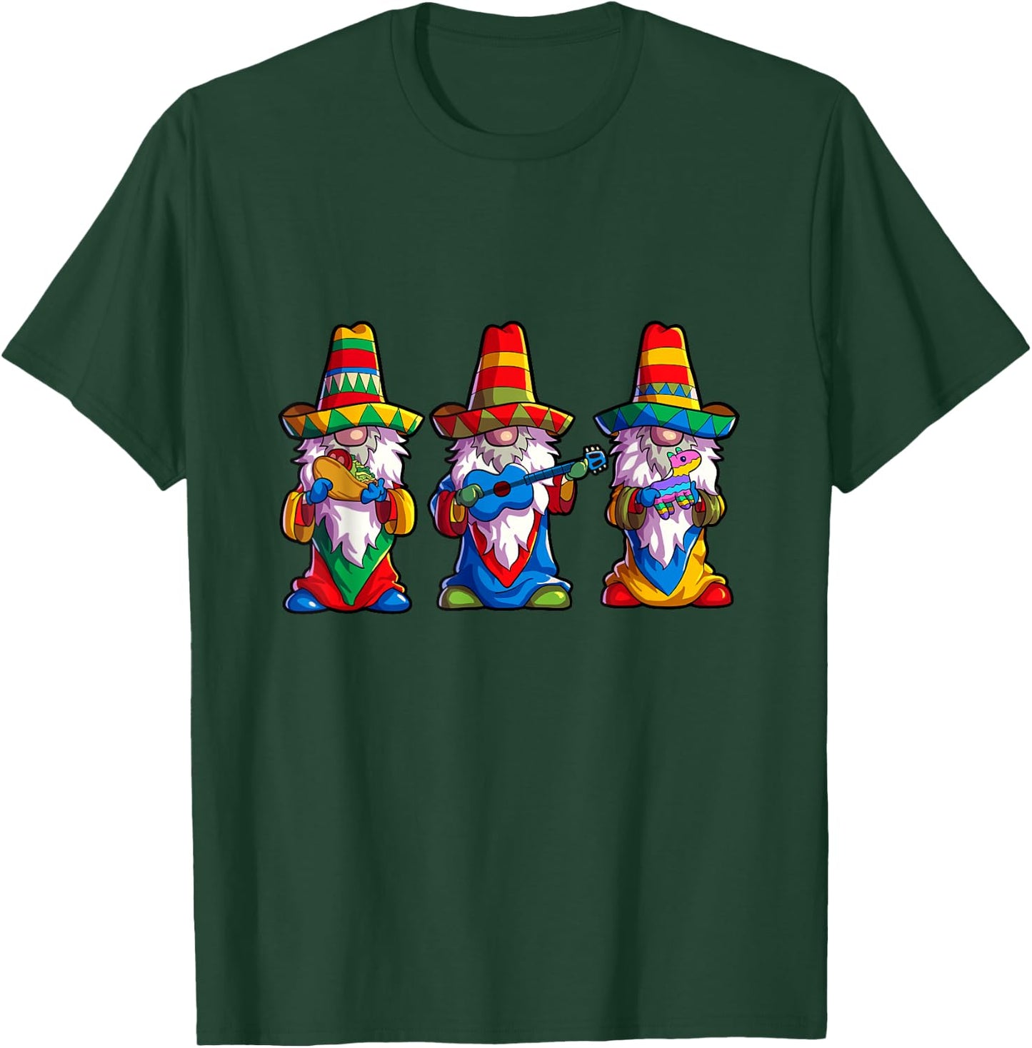 Cinco de Mayo Shirt Gnomes Women Mexican Taco Lover T-Shirt - T-Shirt | Forest