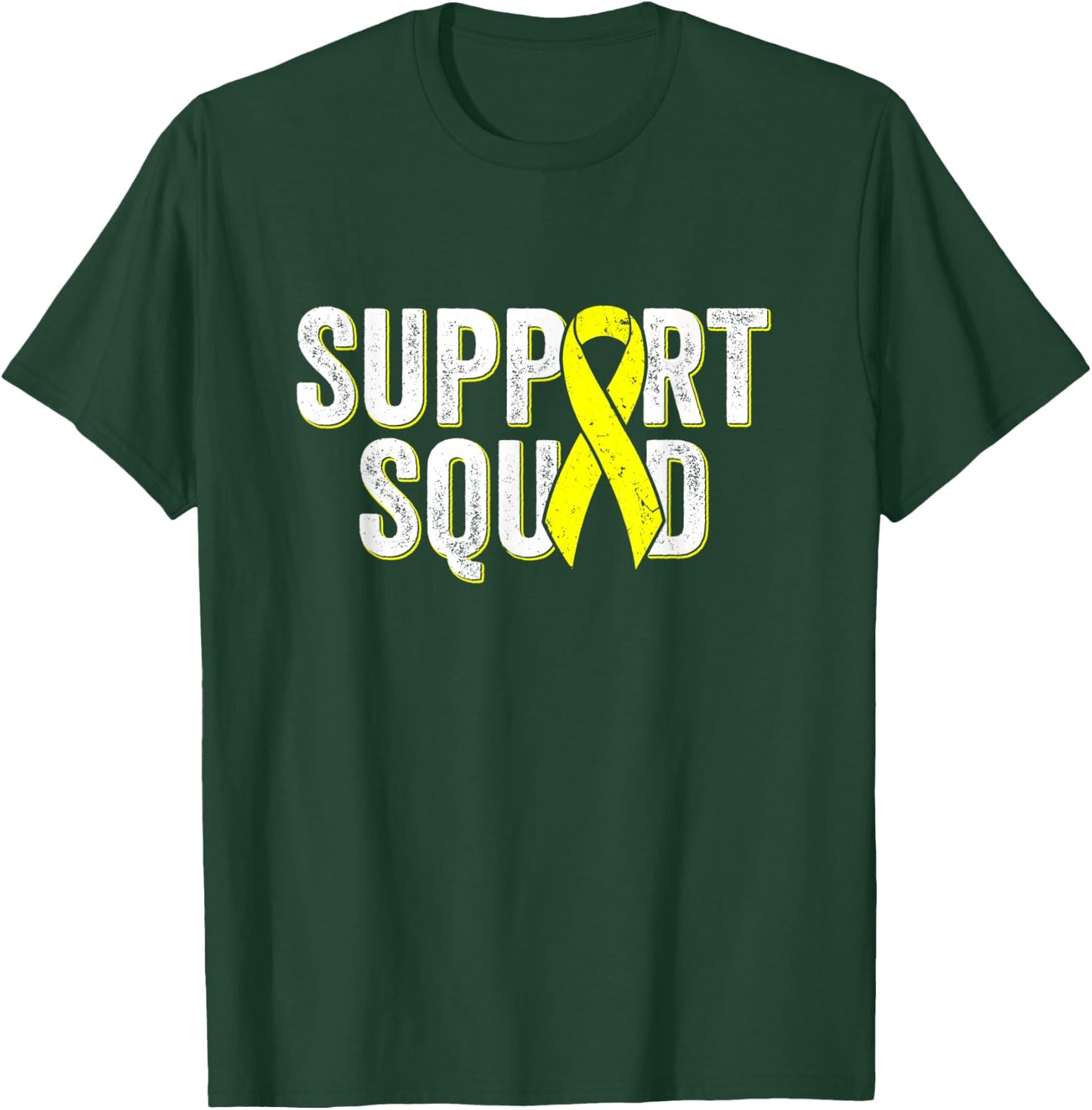 Endometriosis Awareness - Support Squad Endo Support Ribbon T-Shirt - T-Shirt | Forest