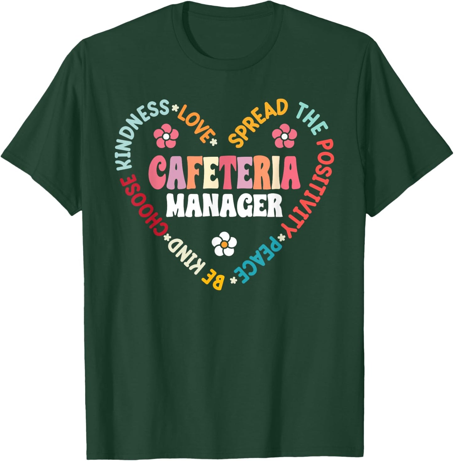 Back to School Cafeteria Manager Lunch Lady Squad or Team T-Shirt - T-Shirt | Forest