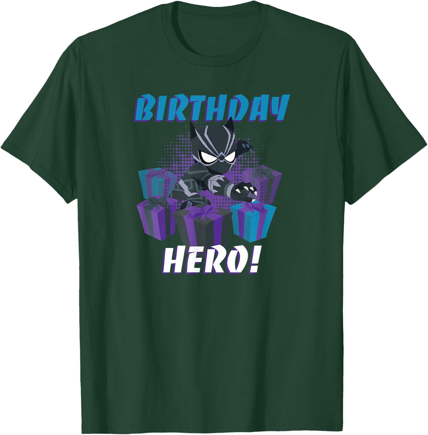 Marvel Black Panther Toon Party Birthday Hero T-Shirt - T-Shirt | Forest