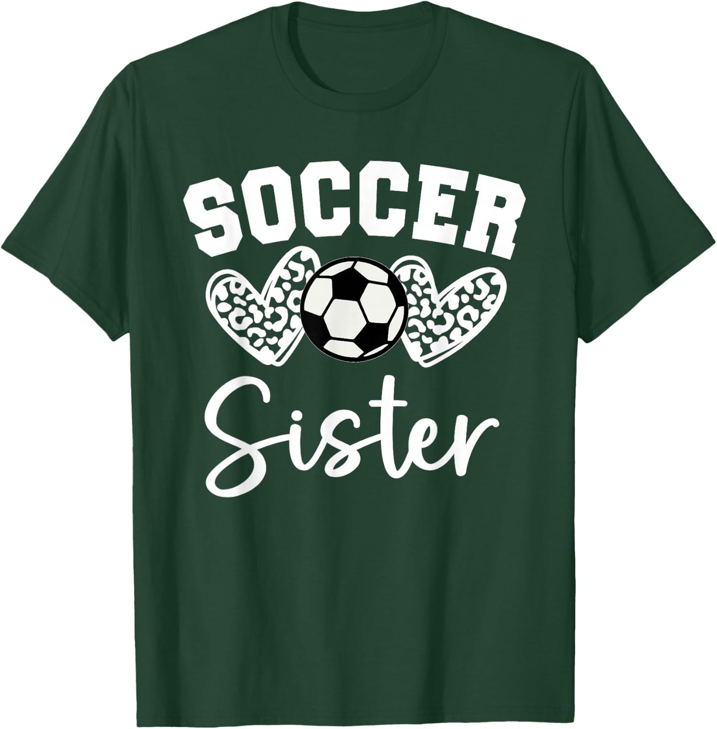Soccer Sister Matching Family Soccer T-Shirt - T-Shirt | Forest
