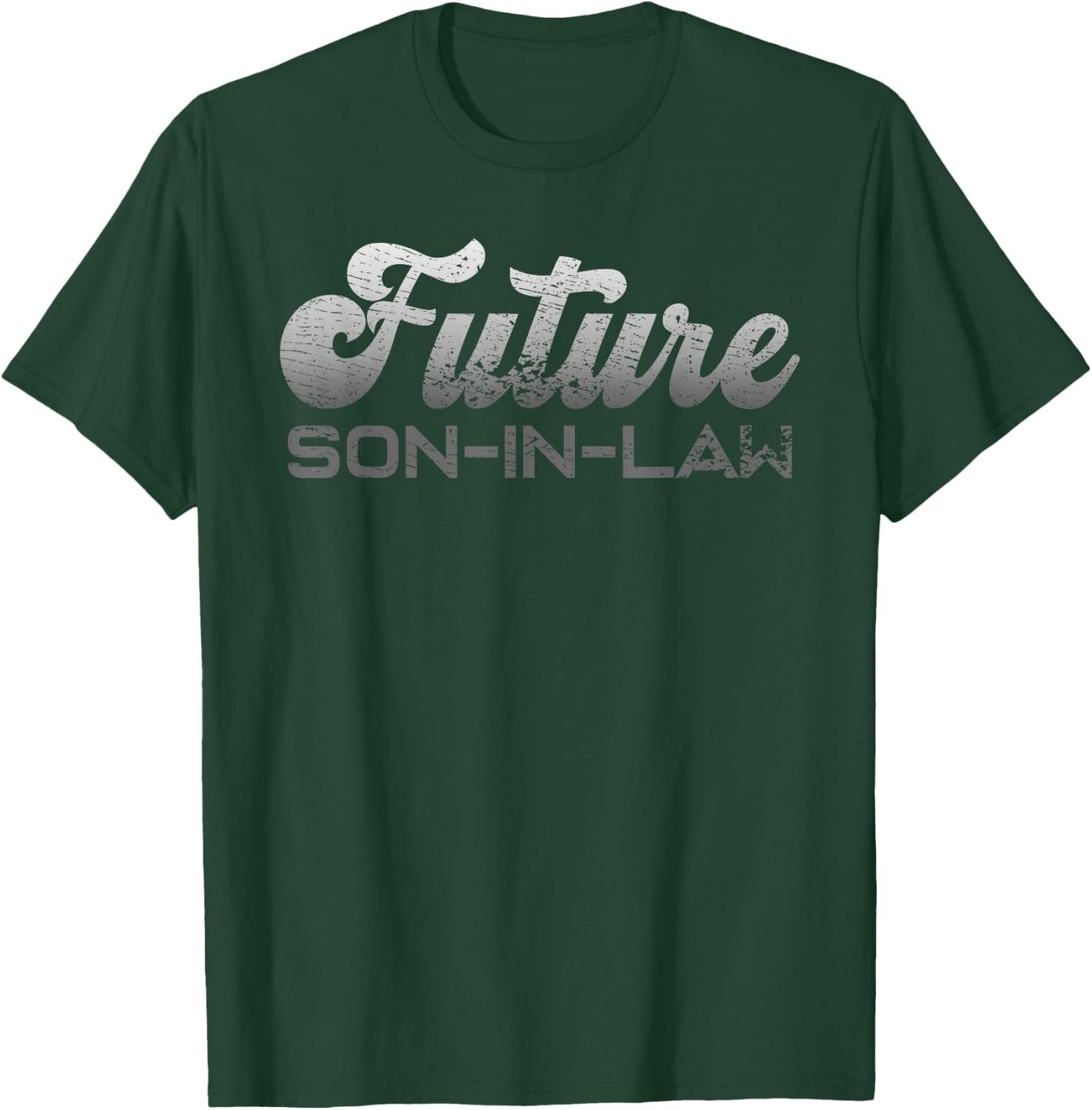 Future Son-In-Law Gift Wedding Engagement Vintage Retro T-Shirt - T-Shirt | Forest