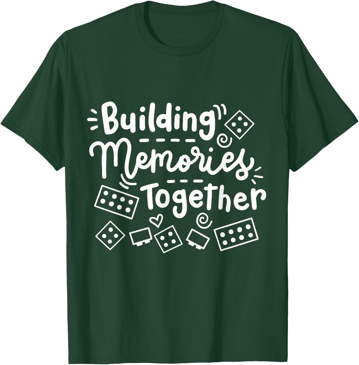 Building Memories Together Bricks Lover Master Builder Women T-Shirt - T-Shirt | Forest