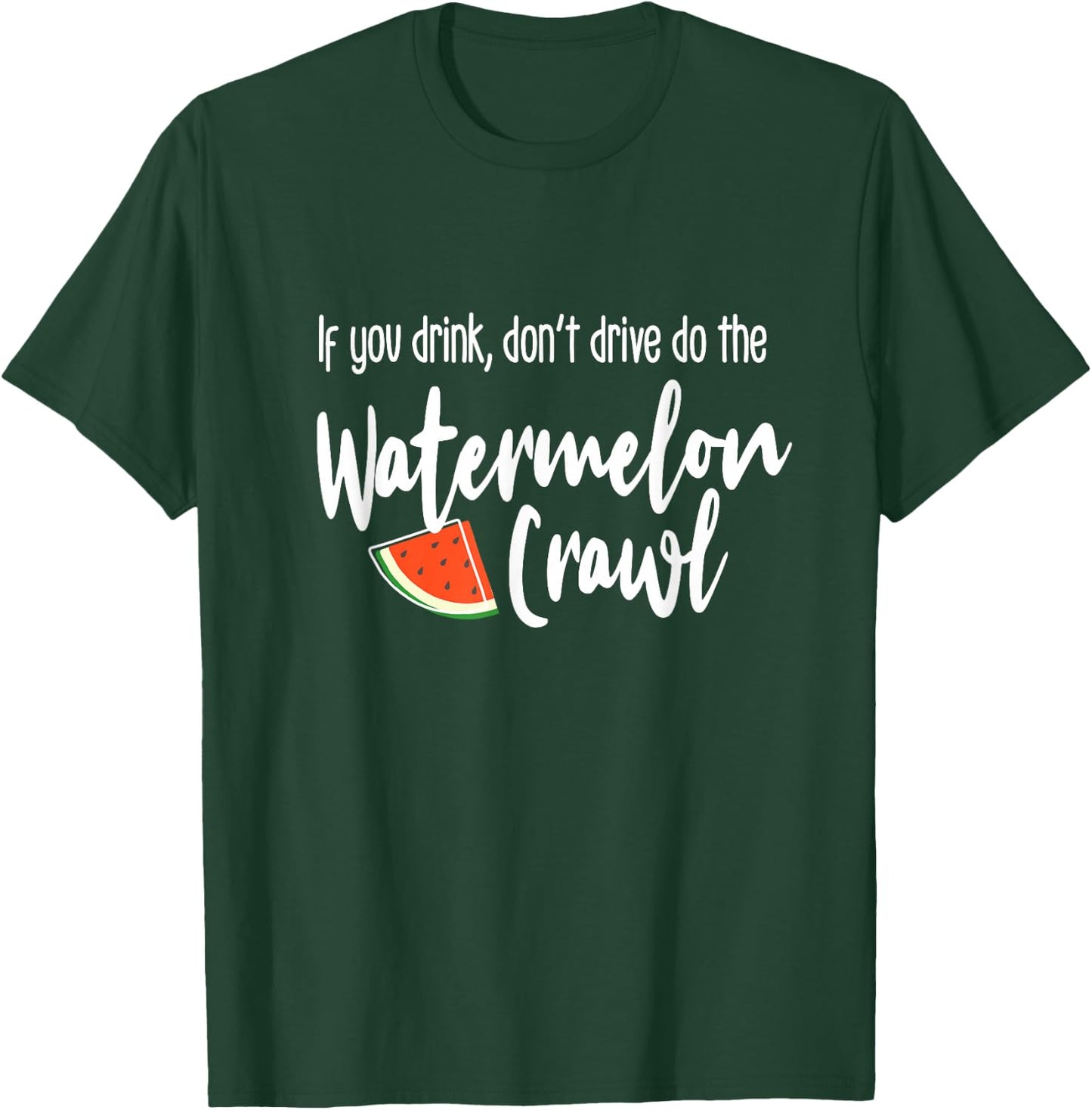 Watermelon Crawl T-Shirt - T-Shirt | Forest