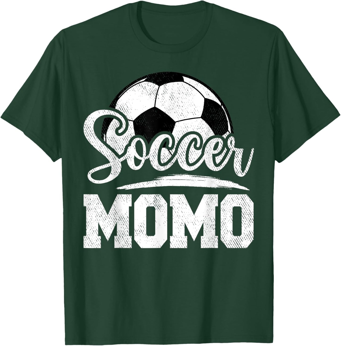Soccer Momo Soccer Player Game Day Mother's Day T-Shirt - T-Shirt | Forest