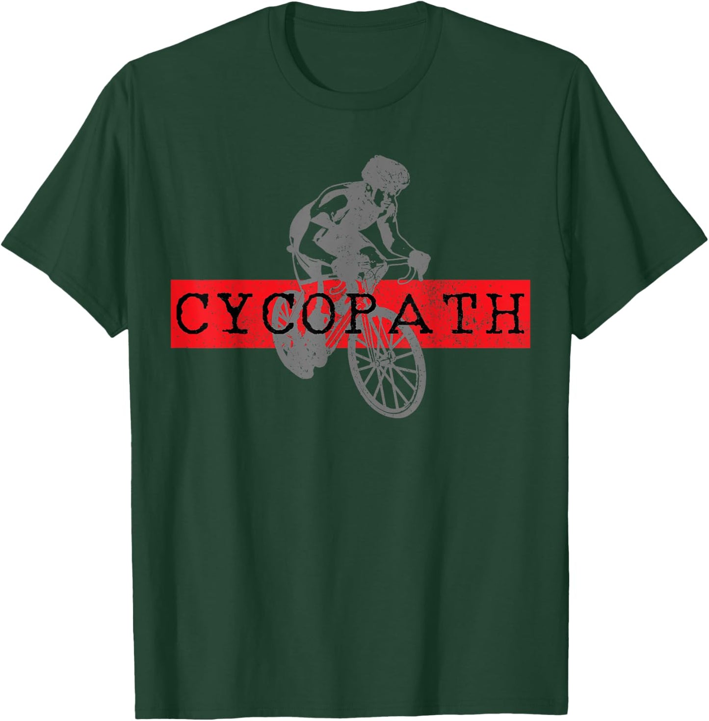 Road Bike Cycologist Cycling Funny Road Cyclist Gift T-Shirt - T-Shirt | Forest