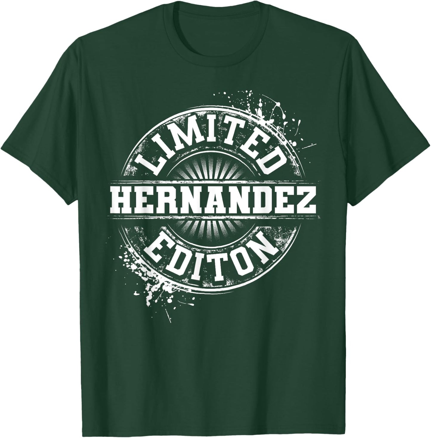 HERNANDEZ Funny Surname Family Tree Birthday Reunion Gift T-Shirt - T-Shirt | Forest