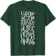 Armenian Alphabet Letters T-Shirt - T-Shirt | Forest