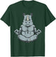 Meditation Shirt Men Rhinoceros Yoga Gift Men Namaste Rhino T-Shirt - T-Shirt | Forest