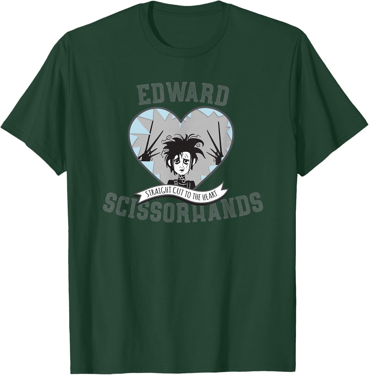 Tim Burton's Edward Scissorhands Straight Cut to The Heart T-Shirt - T-Shirt | Forest