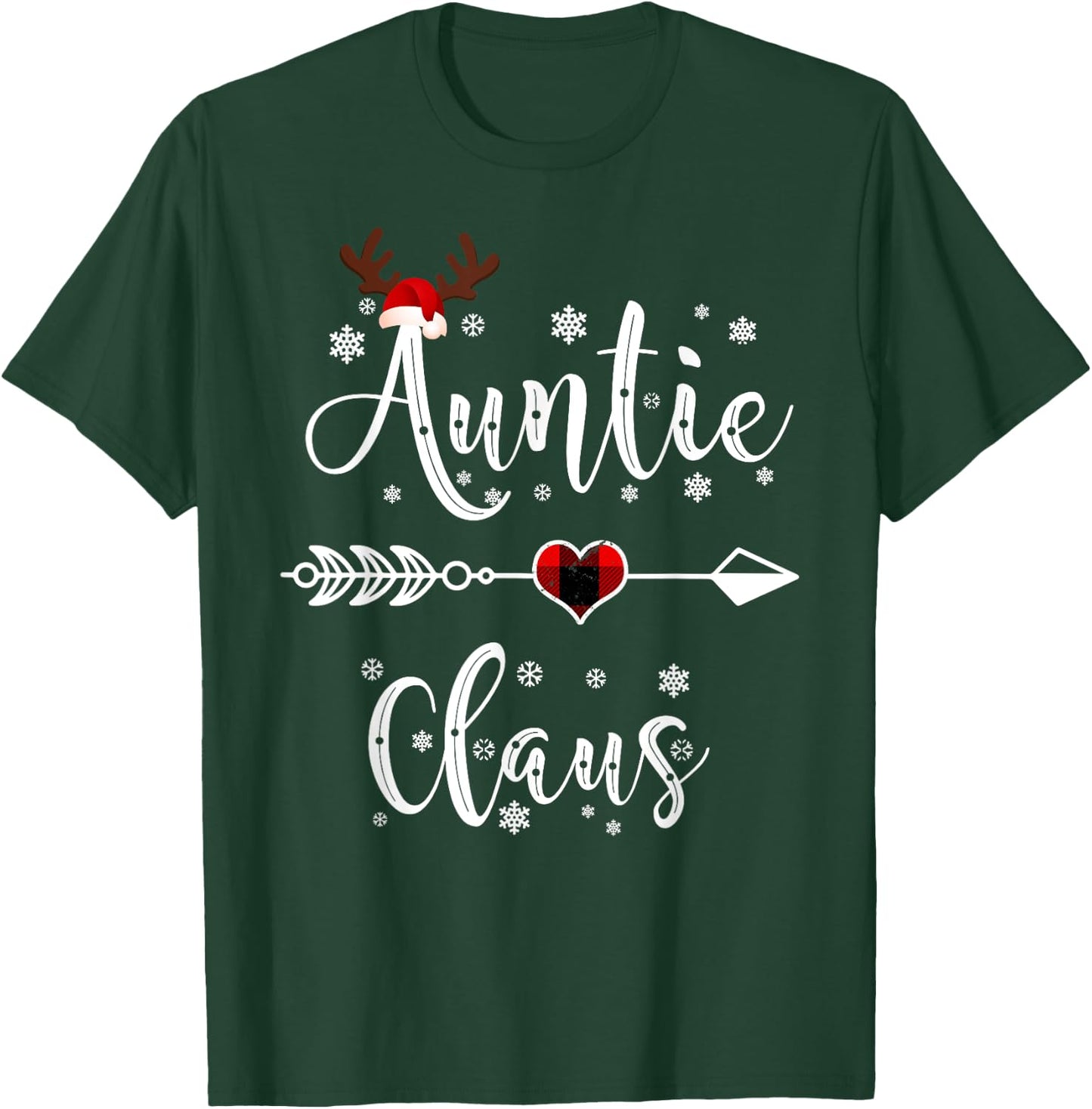 Christmas Auntie Claus T-Shirt - T-Shirt | Forest