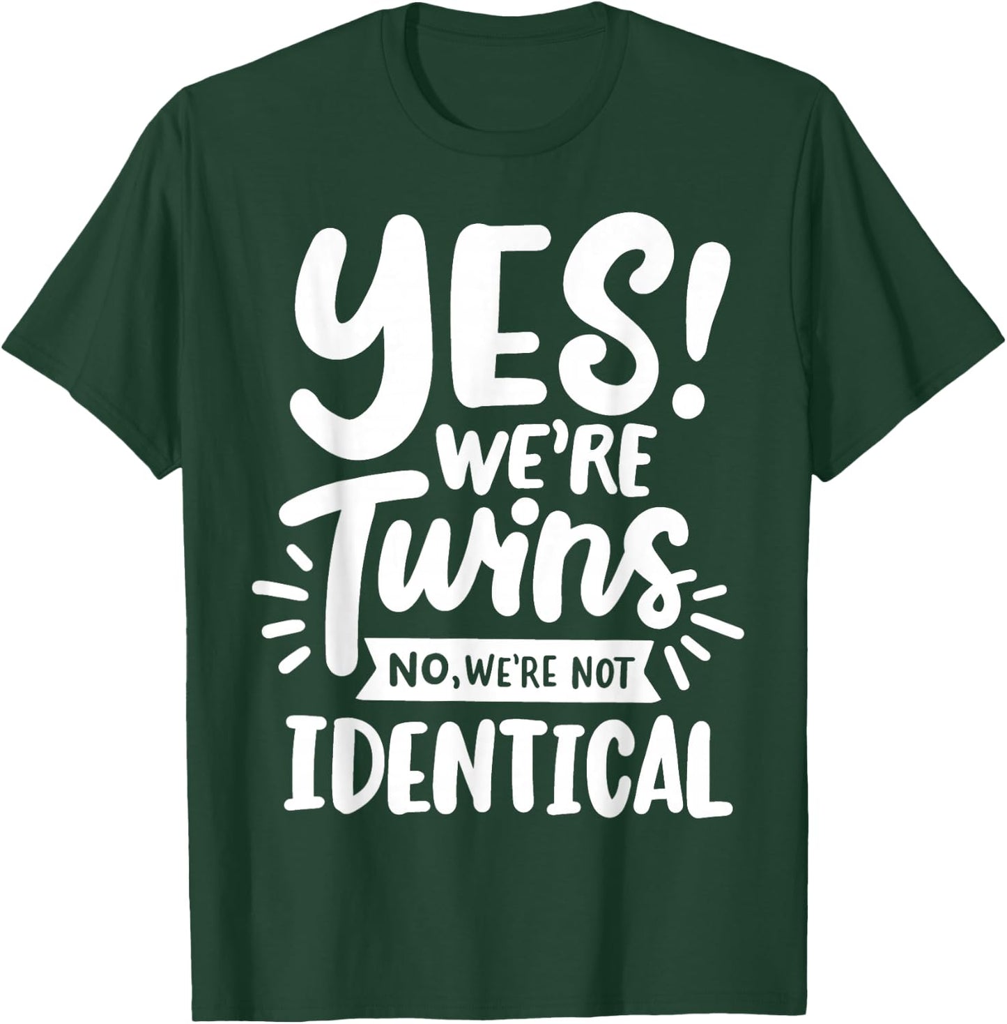 Twins Twin Brother Sister T-Shirt - T-Shirt | Forest
