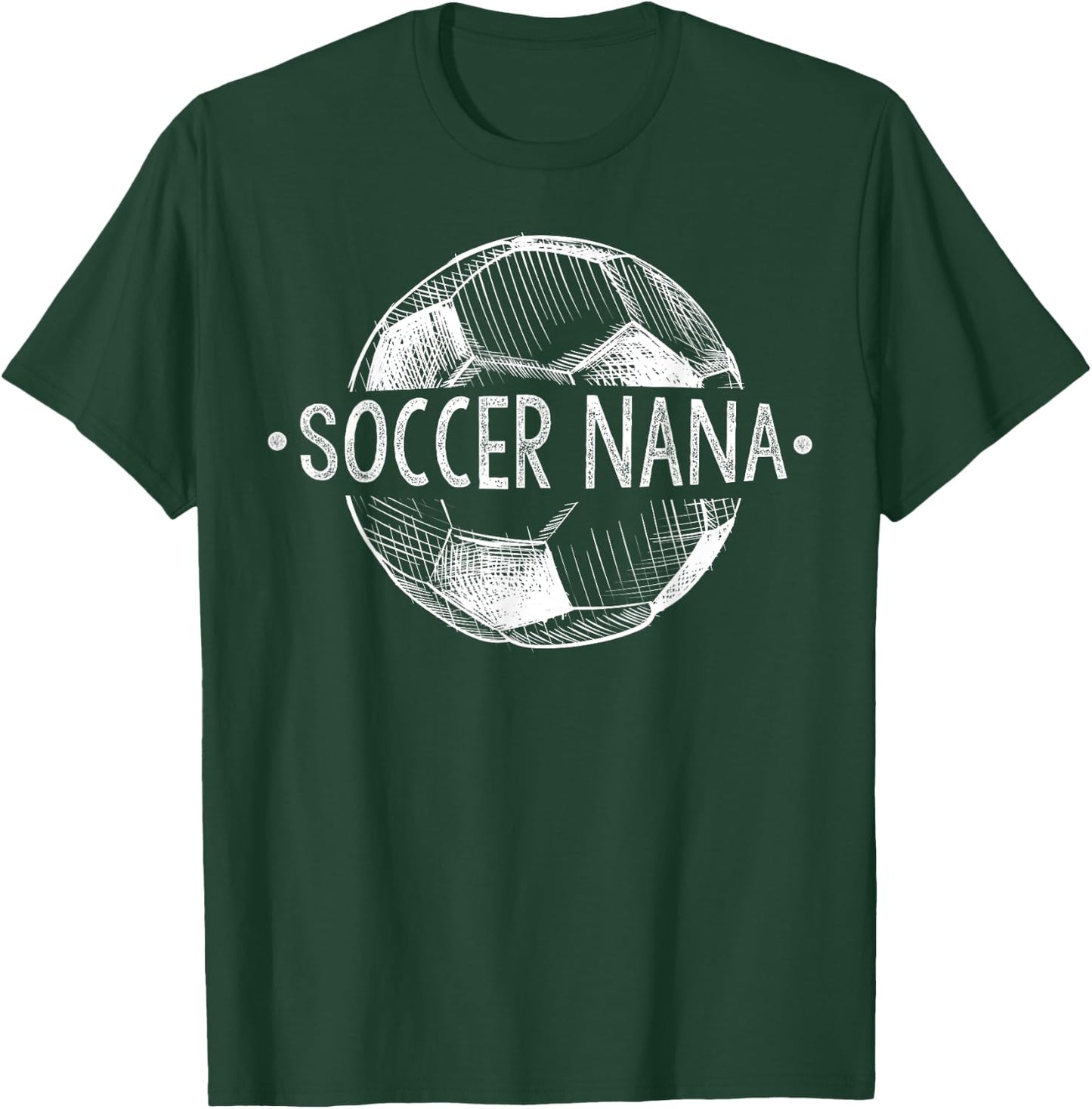 Soccer Nana Family Matching Team Player Gift Sport Lover T-Shirt - T-Shirt | Forest