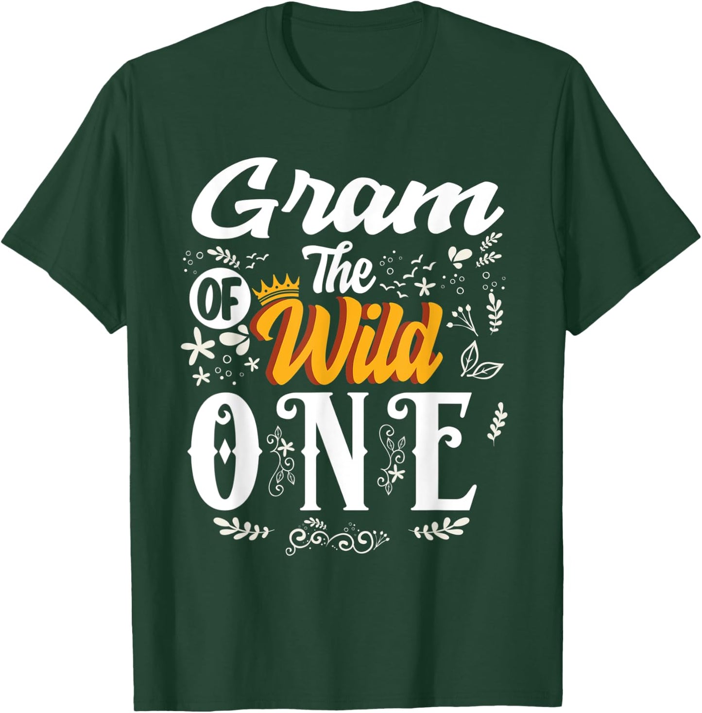 Gram of the wild one 1st Birthday party First Thing women T-Shirt - T-Shirt | Forest