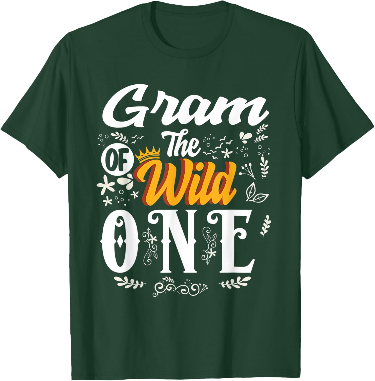 Gram of the wild one 1st Birthday party First Thing women T-Shirt - T-Shirt | Forest