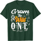 Gram of the wild one 1st Birthday party First Thing women T-Shirt - T-Shirt | Forest