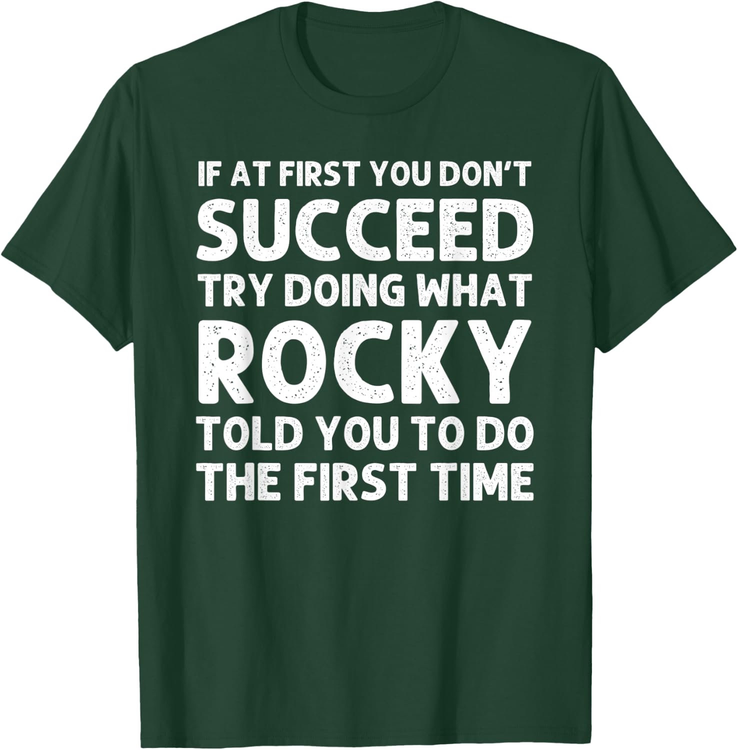 ROCKY Gift Name Personalized Birthday Funny Christmas Joke T-Shirt - T-Shirt | Forest