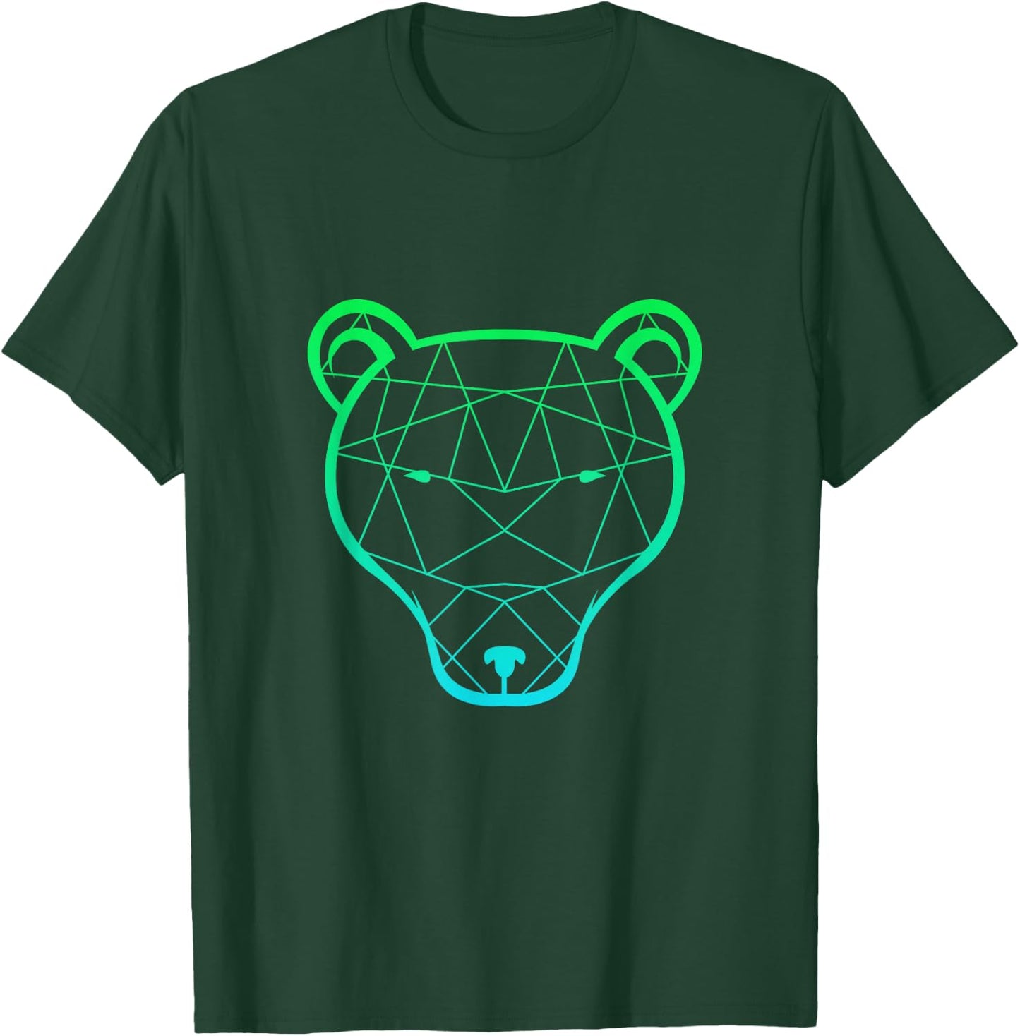 Bear grizzly bear brown bear mighty bear paw hunter wild T-Shirt - T-Shirt | Forest