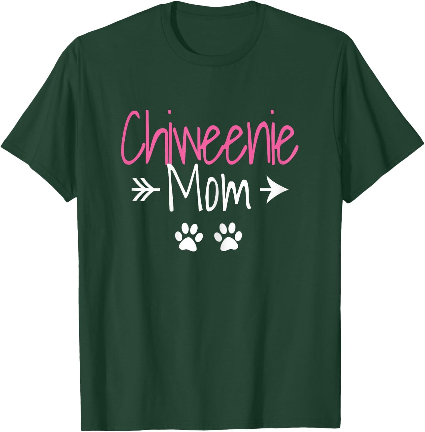 Chiweenie Mom Funny Dachshund Chihuahua Dog Mom Dad Lover T-Shirt - T-Shirt | Forest