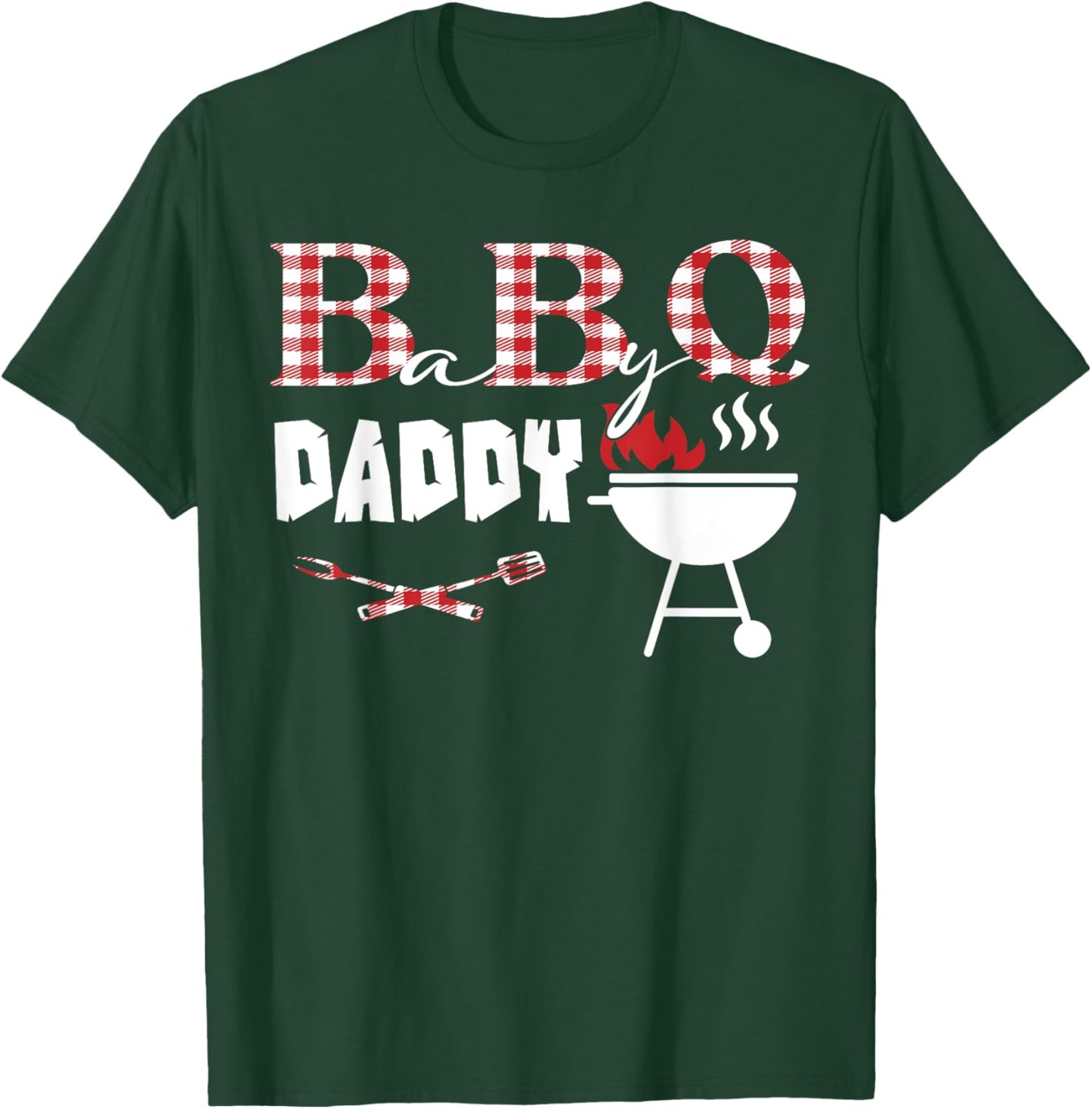 Baby BBQ Daddy Shower Birthday Party Family Matching T-Shirt - T-Shirt | Forest