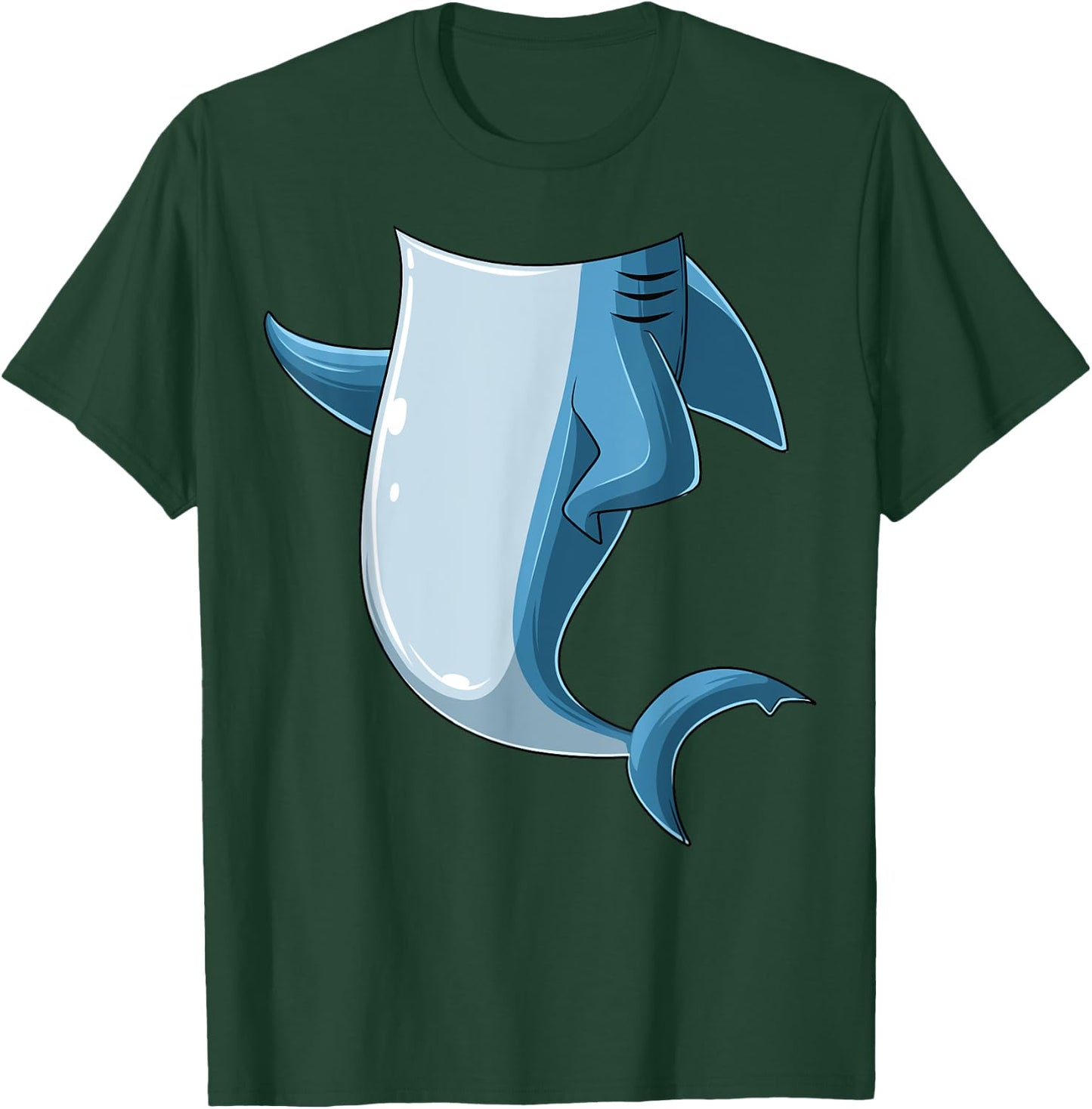 Easy Shark Costume Shark Body Headless Shark Costume T-Shirt - T-Shirt | Forest