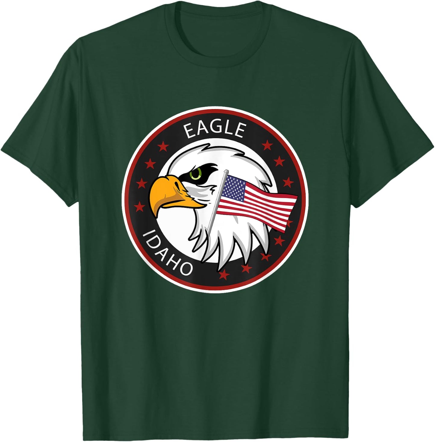 Eagle Idaho ID T-Shirt - T-Shirt | Forest