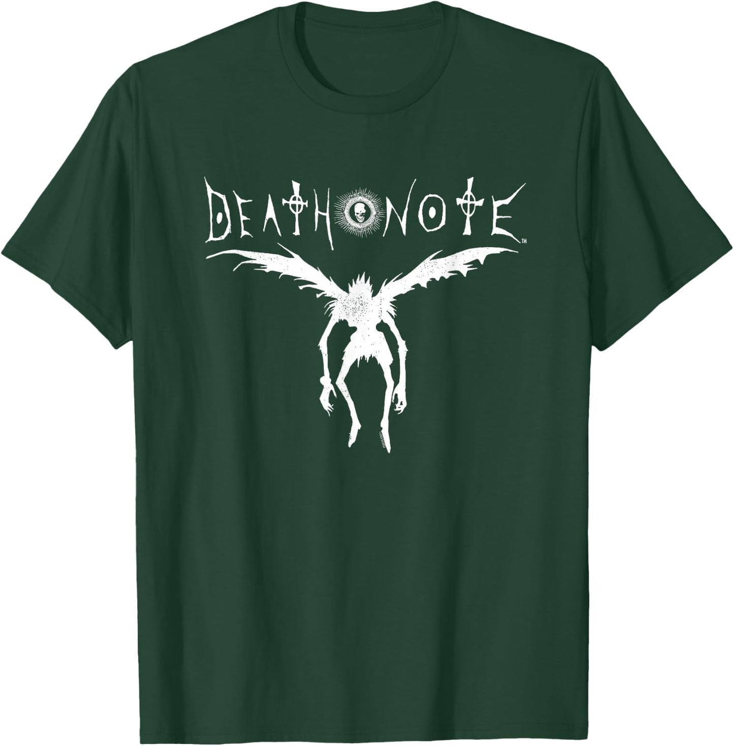 Death Note Ryuk Silhouette with Logo Anime T-Shirt - T-Shirt | Forest