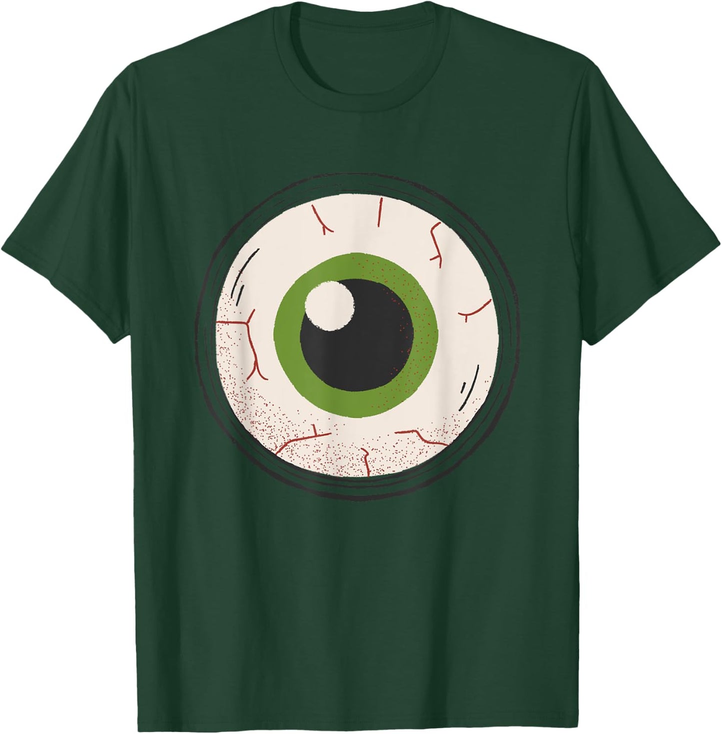 Monster Eyeball Funny Halloween T-Shirt - T-Shirt | Forest