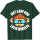 Just A Boy Who Loves Monkeys With Sunglasses For Kids T-Shirt - T-Shirt | Forest