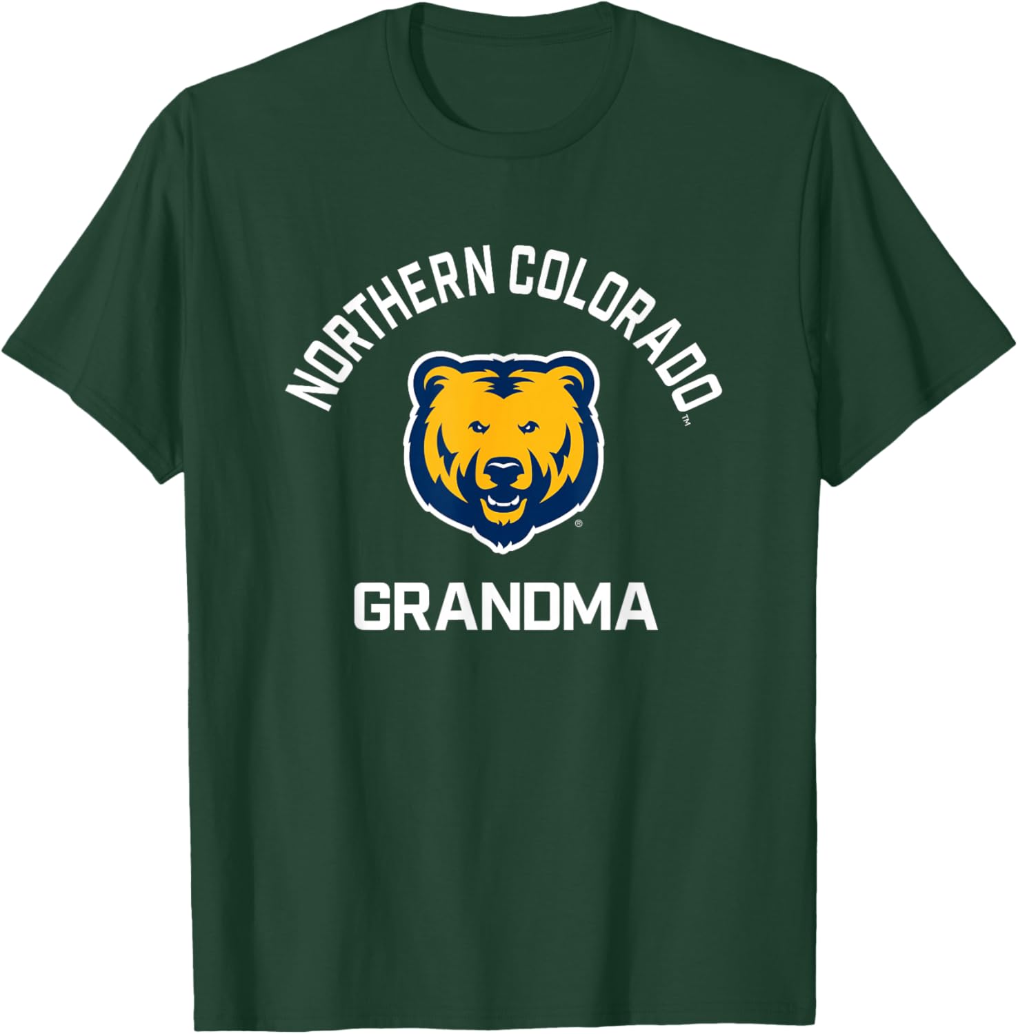 University of Northern Colorado Bears Arched Grandma T-Shirt - T-Shirt | Forest